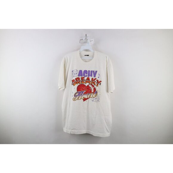 Vintage Other - Vintage 90s Mens Large Distressed Achy Breaky Heart Billy Ray Cyrus T-Shirt USA